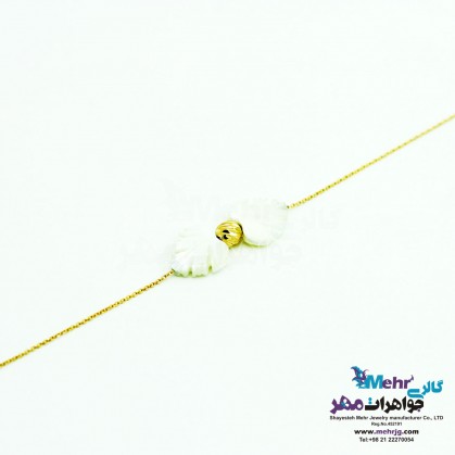 Gold Bracelet - Leaf Design-MB0175